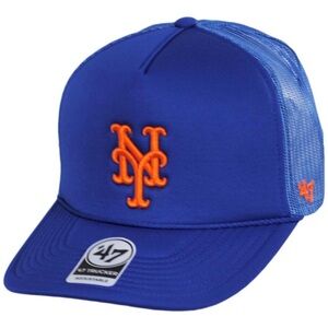 NWT‎ New York Mets MLB Foam Mesh Trucker Snapback Baseball Cap